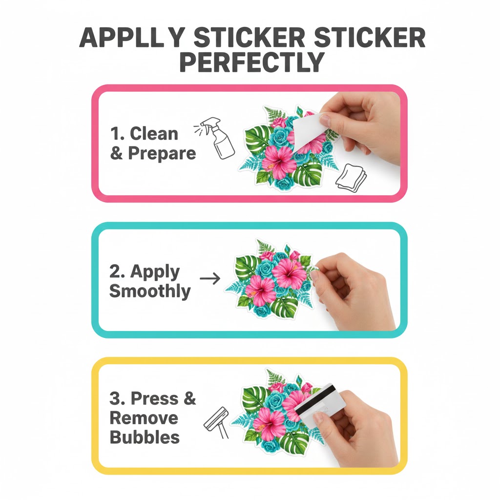 Sticker application tips