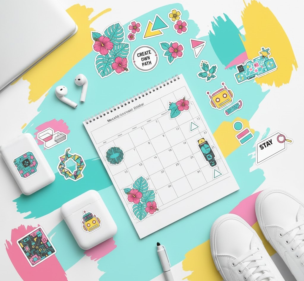 Creative sticker ideas